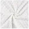GENERIQUE Coupon tissu MINKY 50 cm x 140 cm(...) - 0001 Blanc