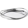 Plateau rond en métal argenté - 39 cm - VERTIGO Christofle