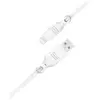 Just Green - Câble Lightning - USB mâle pour Lightning mâle - 1.2 m - blanc