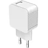 Chargeur Maison 2.4A FastCharge Blanc - 100% Plastique recyclé Bigben