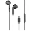 Bigben - Ecouteurs avec micro - embout auriculaire - filaire - USB-C - noir