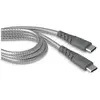 Câble renforcé Force Power USB Type-C vers USB Type-C 2 m 3 A Gris