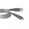 Bigben Connected Câble Ultra-renforcé USB A/Micro USB 2m 2.1A Garanti à Vie Gris Force Power