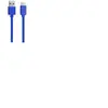 Bigben Connected WOW - Câble USB - USB (M) pour USB-C (M) - 3 A - 1 m - bleu