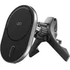 Force Power Lite Support Voiture sur Ventilation avec Charge sans Fil 15W Qi Noir
