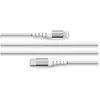 Force Power Câble Renforcé USB C/Lightning 3m - 3A Blanc