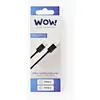 WowWee WOW Câble USB C/USB C 1m - 3A Noir