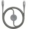 Câble USB FORCE POWER 100W USB-C vers USB-C + charge induction