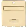 BURG WACHT Mini boîte aux lettres à barillet PTT beige foncé