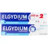 ELGYDIUM Dentifrice antiplaque lot 2 x tube 75ml