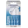 Inava Brossettes 3 Recharges Étroits 0,8mm Bleu