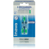 Inava Brossettes vertes 2.2mm Trio Compact et Flex Espaces Trés Larges