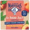 Le Petit Marseillais Savon Solide 3 en 1 Lavant Doux Pêche Nectarine 8...