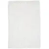 Today Tapis de bain mèche uni en Polyester Blanc 50x80 cm
