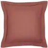 TODAY Taie d'oreiller Essential - 63 x 63+5 cm - 100% Coton uni - Terracotta