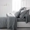 TODAY Housse de couette 100% coton 140 x 200 cm ESSENTIAL coloris Acier