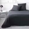 Lefebvre Textile Couvre lit - TODAY - ESSENTIAL - 220x240 cm - Gris anthracite - Motif Uni