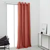 Rideau à oeillets TODAY - 140x240cm - 100% Coton - Terracotta