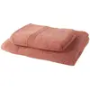 TODAY Ensemble de Serviettes 2 Unités Terre cuite 100 % coton TU