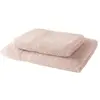 TODAY Ensemble de serviettes de toilette Rose clair 100 % coton TU