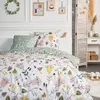 AC-DÉCO Today Housse de couette en coton 240 x 220 cm FLANELLE 2.12 Blanc