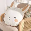 3S. x Home Coussin forme Lapin Blanc Coton Liberty