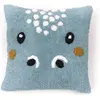 3S. x Home Coussin Bleu Coton