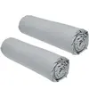 TODAY Drap housse 2 Unités 140 x 190 cm Gris 2 PLACES