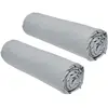 TODAY Drap housse Essential 2 Unités Gris 90 x 190 cm 90 x 190 cm