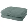 Lot de 2 serviettes de toilette TODAY 50x90 cm 100% Coton - Celadon