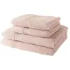 TODAY Ensemble de serviettes de toilette 4 Unités Rose clair TU