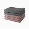 TODAY Lot de 5 Draps de Bain 70x130 cm 100% Coton - 3 roses des sables + 2 acier