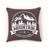 3S. x Home Coussin Gris MOUNTAIN Adventure