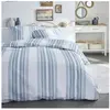 TODAY Parure de lit imprimé Rayures Coton SUNSHINE JEAN