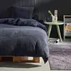 Parure de lit BIEN AU CHAUD - TODAY - Gris anthracite 240x220cm