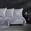 Today Plaid Damier en Polyester 130 x 180  BIEN AU CHAUD Acier