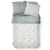Today Parure de lit à rayures - coton - sunshine - 240 x 260 cm - blanc