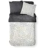 Today Parure de lit feuillage graphique - sunshine - 220 x 240 cm - blanc et bleu