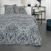 Parure de lit - TODAY - SUNSHINE AUDE - Bleu - 100% Coton - Motif Floral