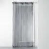Paris Prix Rideau Voilage à oeillets "Grigri" 140x240cm Anthracite