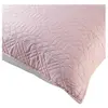 Paris Prix Housse de coussin 45 x 45 cm microfibre bicolore cottage Rose/gris