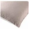 Paris Prix Housse de coussin 60 x 60 cm microfibre bicolore cottage Lin/blanc