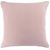 Douceur d'Intérieur Housse de coussin 60 x 60 cm microfibre bicolore Mellow chic Rose/blanc