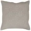 Douceur d'Intérieur Housse de coussin 60 x 60 cm microfibre unie lavee florette Taupe