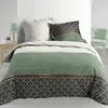 Douceur d'Intérieur Parure 3 p. 260 x 240 cm percale imp. 78 fils allover belor 1643436-sans