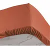 Drap housse uni - DOUCEUR D'INTERIEUR - 140x190 cm - Percaline - Rouge