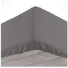 Douceur d'Intérieur Drap housse coton INTIMITY 140x190cm gris souris