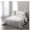 Coton d'intérieur Parure 3 p. 240x220 cm imprime 57 fils allover folio Rose