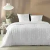 Parure de lit - Douceur d'Intérieur - Microfibre - 240x220cm - Blanc