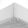 douceur d'intérieur, Drap Housse (140 x 190 cm) Lina Blanc, 100% Coton